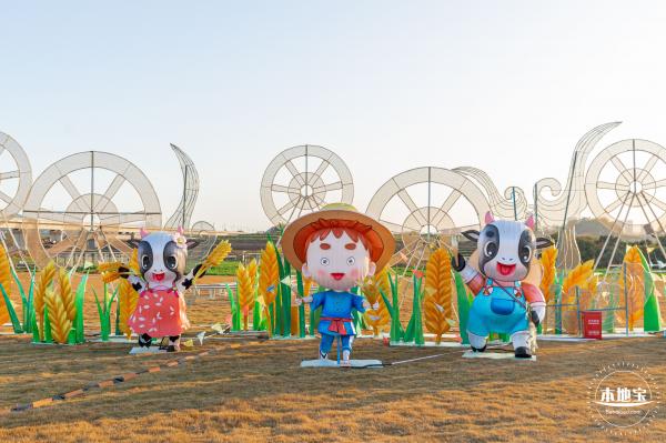 光明欢乐田园油菜花