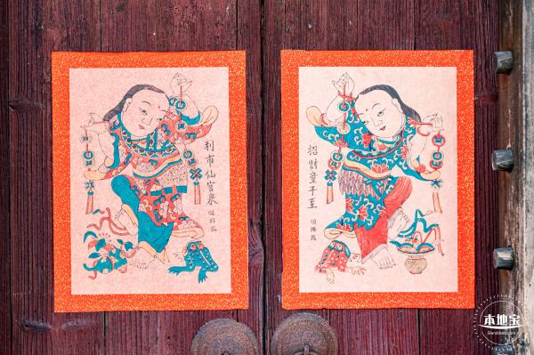版画村油菜花田