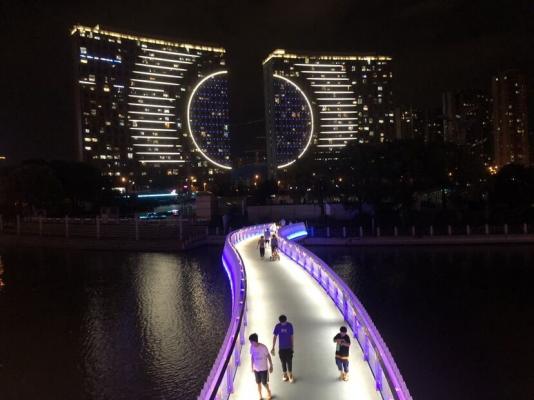 苏州活力岛夜景