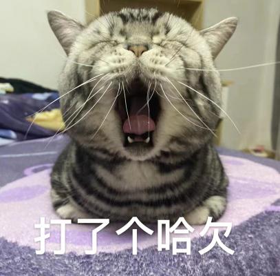 打哈欠