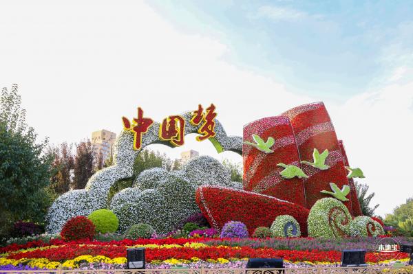 国庆花坛