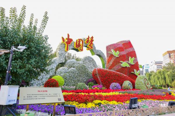国庆花坛