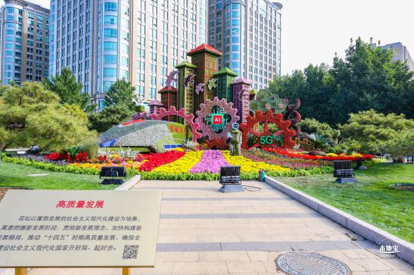 国庆花坛
